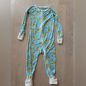 Little Sleepies bamboo pajamas Banana size 3T